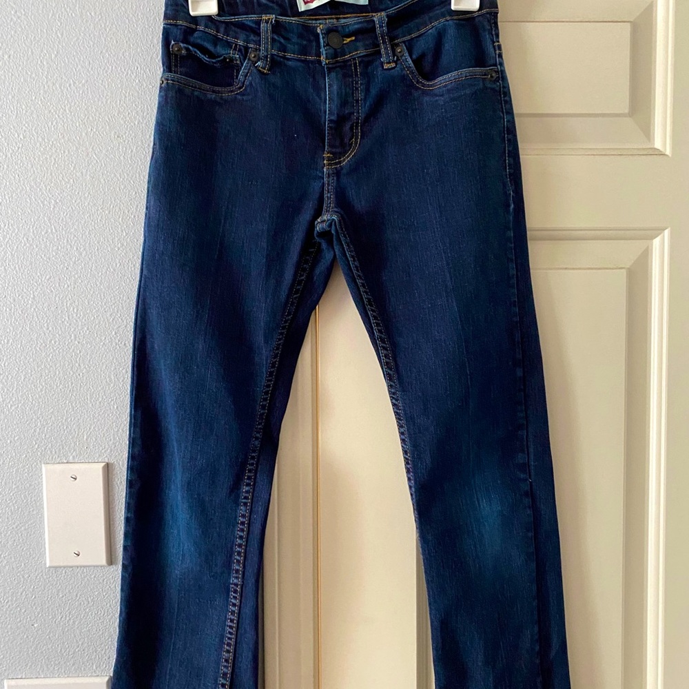 Levi’s boys slim dark jeans (12)